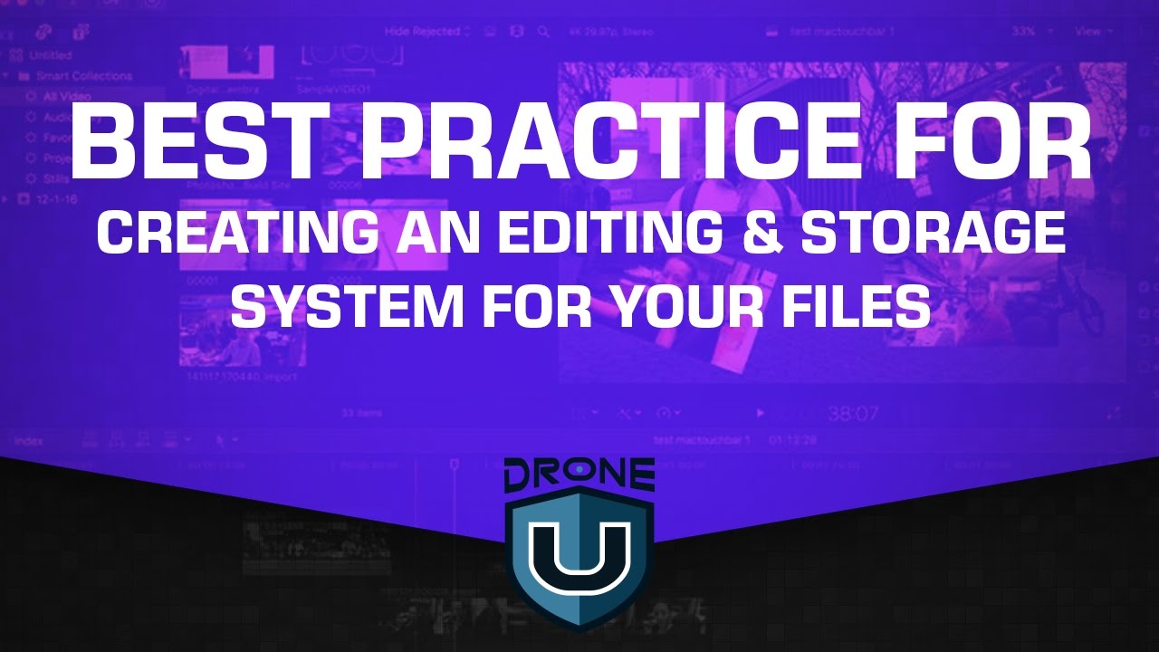 What are the Best Practices for storing your drone footage? YouTube