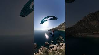 Speedglider Pilot Nearly Crashes into a Beachgoer on Landing