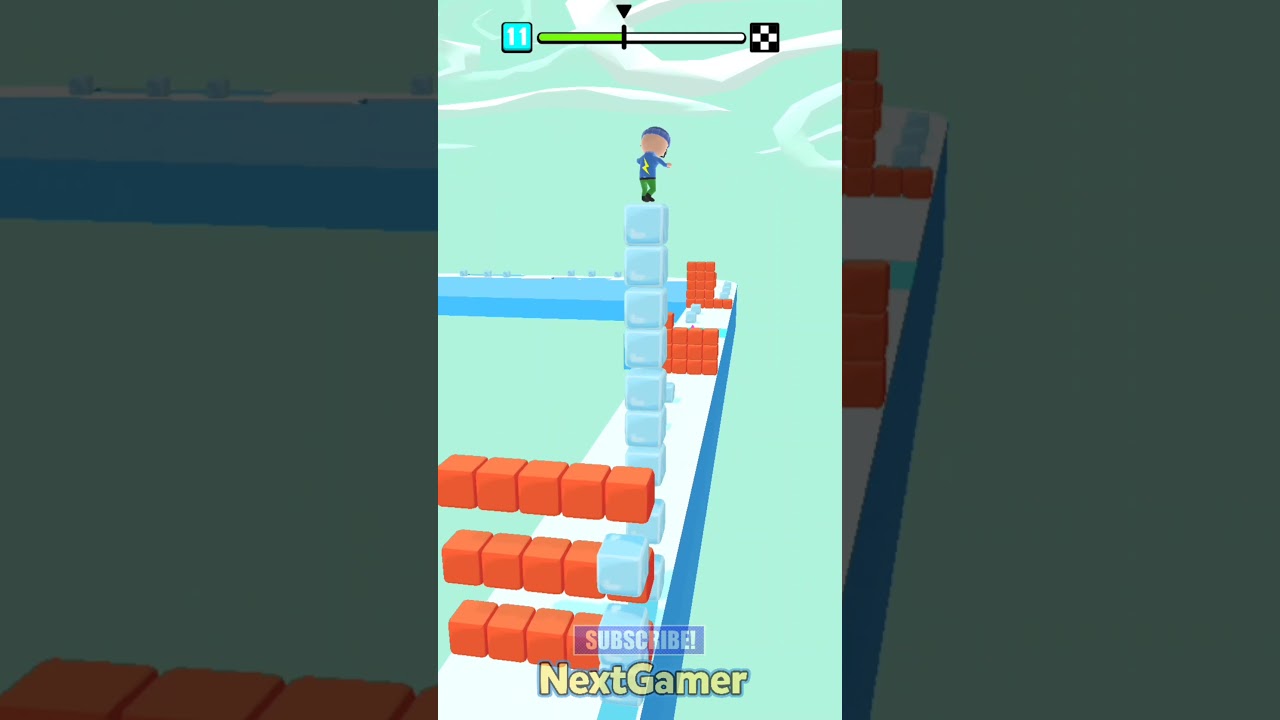 Cube Surfer!🏂🏿💎Mobile Gameplay By NextGamer (Android,iOS) Level 11 