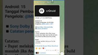Which crDroid version do you prefer? #redminote9pro #miatoll #shorts