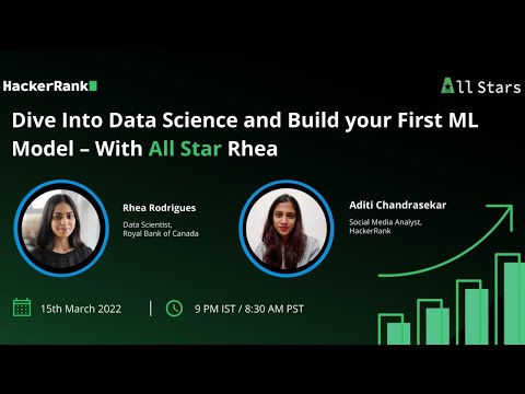 Dive Into Data Science and Build your First ML Model – With All Star Rhea