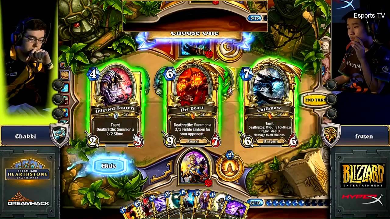 Chakki vs Fr0zen (Bo5) | Dreamhack Grand Prix Circuit 2016 Quarterfinals | Hearthstone Esp