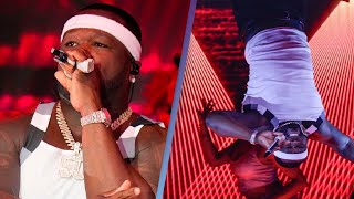 50 Cent Regrets Hanging Upside Down During His Emmy Winning Super Bowl Performance