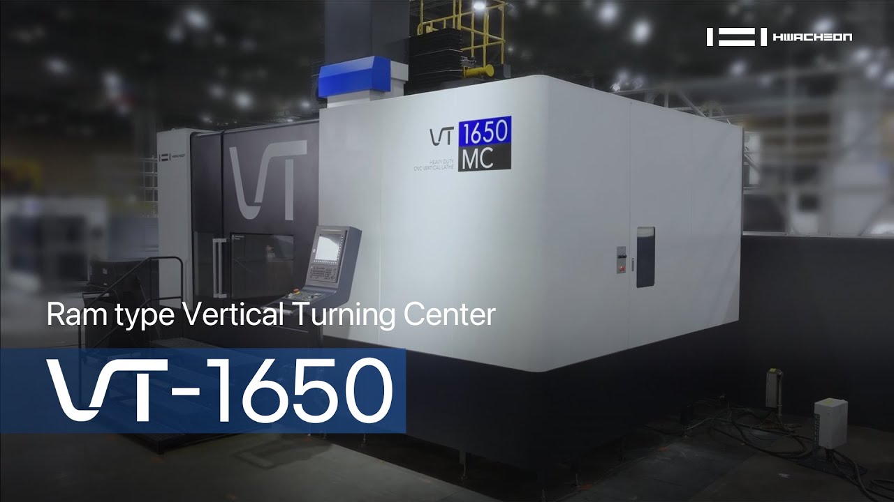 VT-1650 | Ram type Vertical Turninig Center | HWACHEON | KOREA