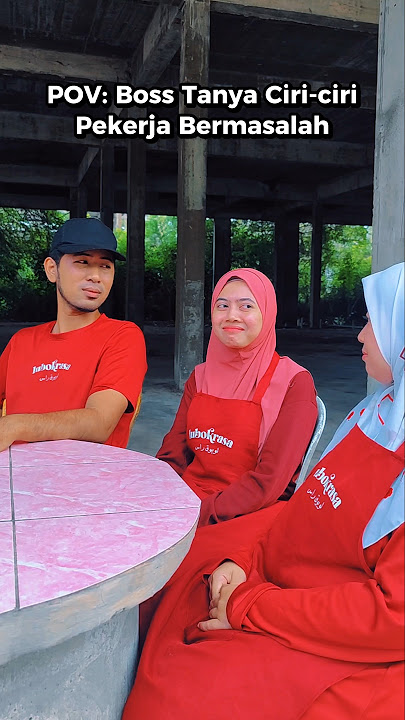 POV: Boss Tanya Ciri-ciri Pekerja Bermasalah #lubokrasa #videolawak #videotiktok #videolucu