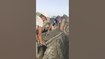 Concrete Slab Pouring – Pure Satisfaction#SatisfyingBuild #ConcreteASMR #SlabWork #Shorts