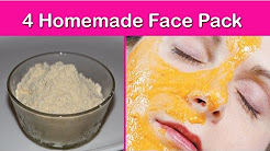 4 Homemade Face Packs For Oily Skin, Acne Scars, Pimple Scar -How to Get Fair Skin Instantly