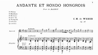 Carl Maria von Weber: Andante and Hungarian Rondo, Op. 34/J. 158 (1809/1813)