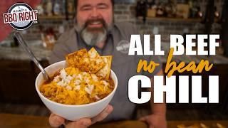Bonafide Chili Recipe: All Beef - No Beans by HowToBBQRight 110,980 views 3 months ago 5 minutes, 37 seconds