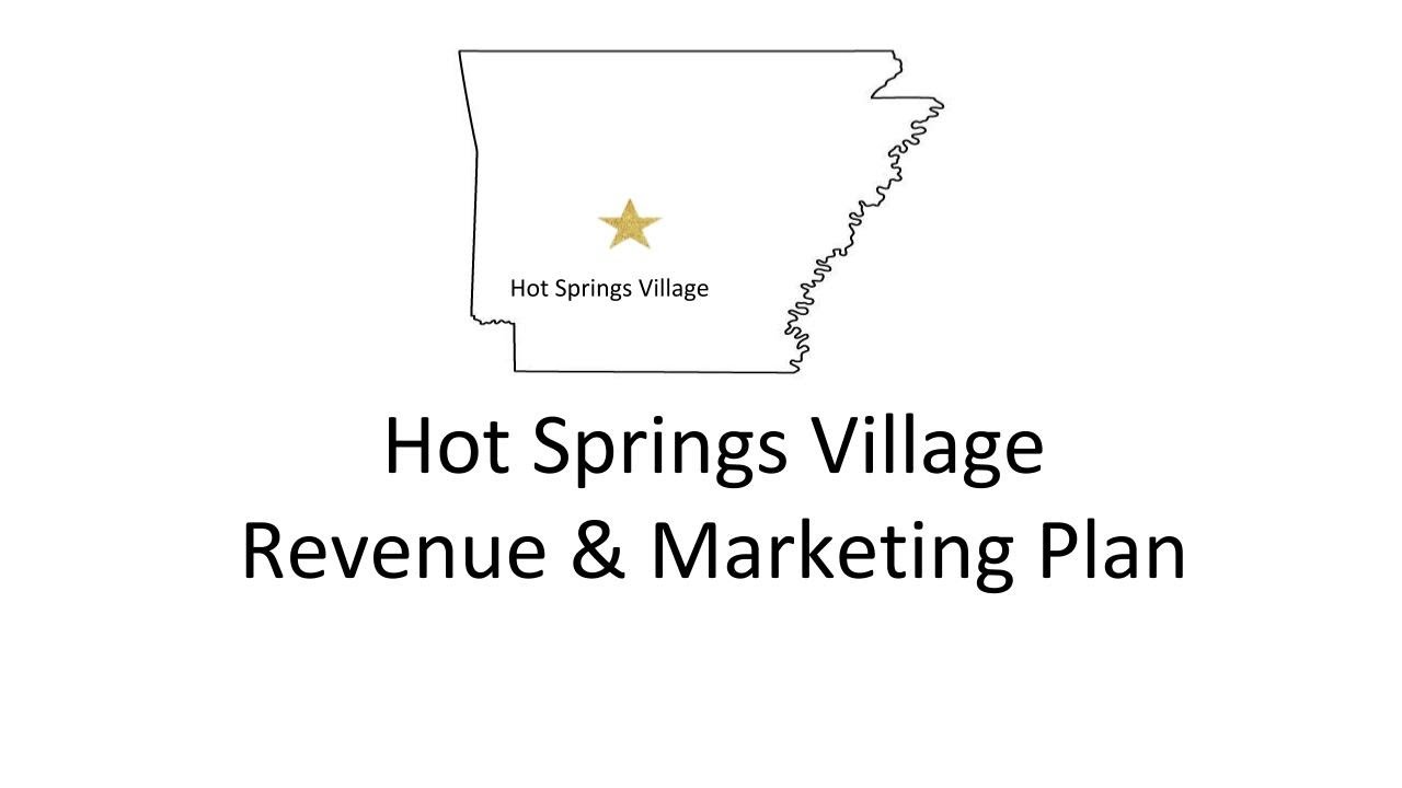 Hot Springs Village Revenue & Marketing Plan DC Reed YouTube