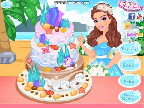 Barbie Wedding Cake Recipe And Decoration Tips Game For Girls