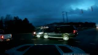 Red light runner t-bone on u-turn