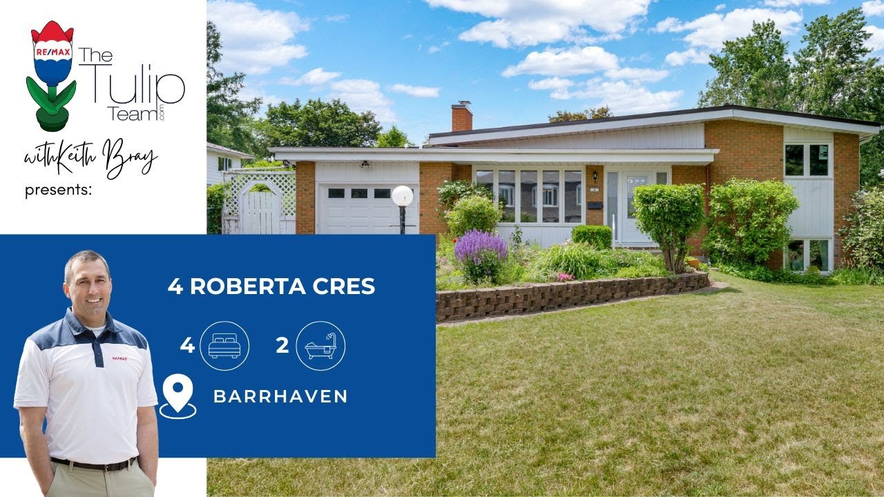 4 Roberta Cres | 4-bed, 2-bath split-level bungalow in Old Barrhaven.