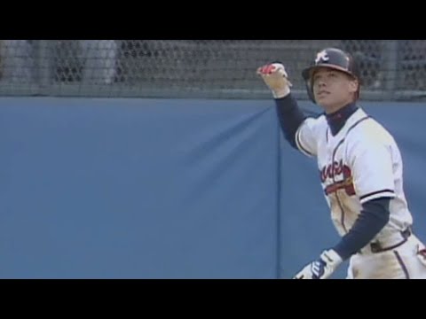 1996 NLDS Gm3: Chipper hits a two-run home run in Game 3