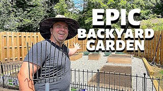 This Backyard Was A Total WASTELAND.  NOW Its An EPIC Garden.  THIS Is How I Built It