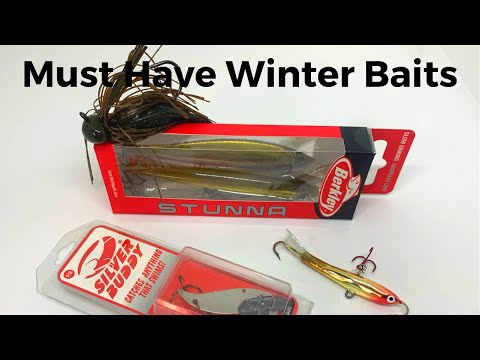 My Top 5 Winter Bass Fishing Lures! 