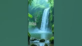relaxing piano music for stress relief #relaxingwatersounds #relax #waterfallsounds #nature #asmr