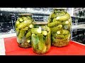 Консервированные Хрустящие Огурцы на Зиму Простой Рецепт Очень Вкусных Консервированных Огурцов