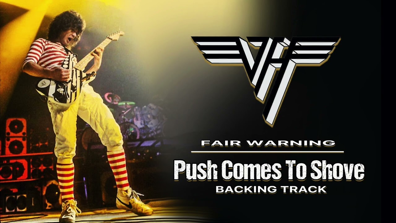 Van Halen - Push Comes To Shove - Guitar Backing Track with Vocals