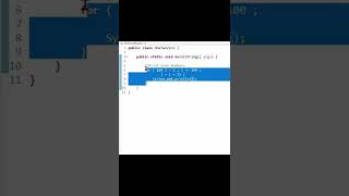 Odd and Even numbers from 1 to 100 - Java Program.