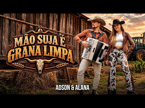 ADSON & ALANA - DIRTY HANDS, CLEAN MONEY (OFFICIAL MUSIC VIDEO) country agro 2026 #rural #agricul...