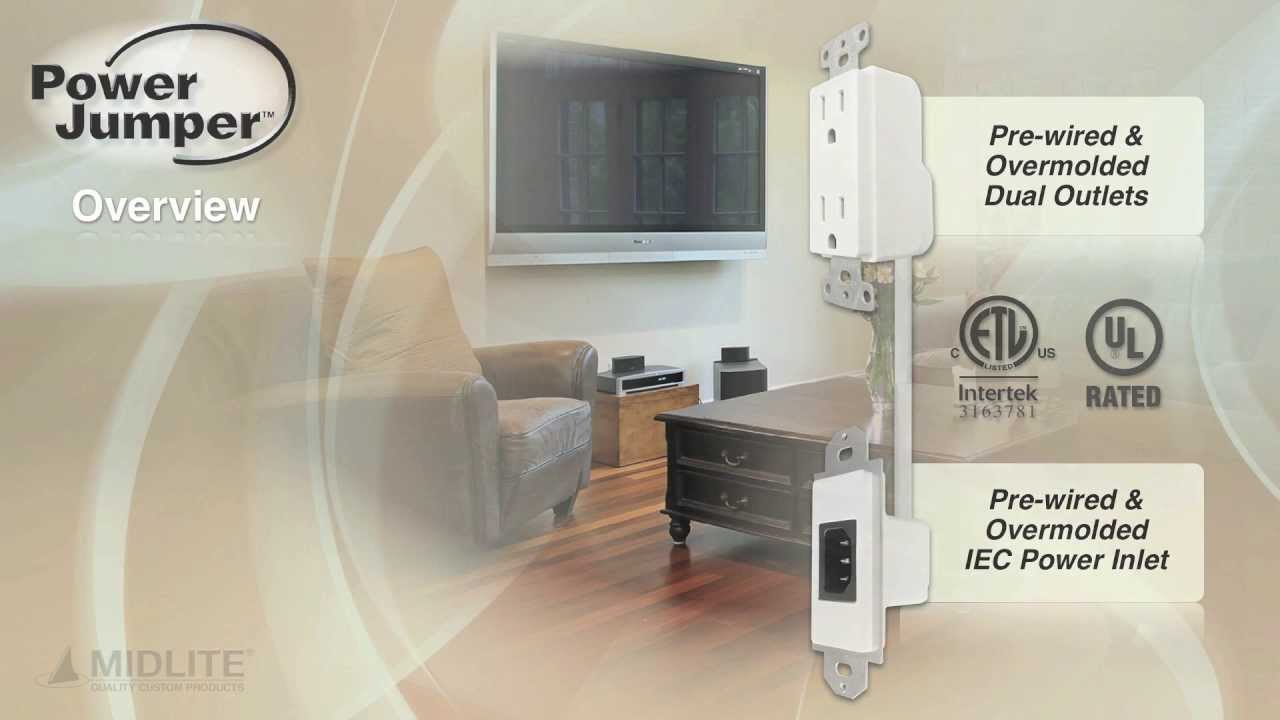 Midlite's Power Jumper™ AllinOne HDTV Power Relocation Kit YouTube