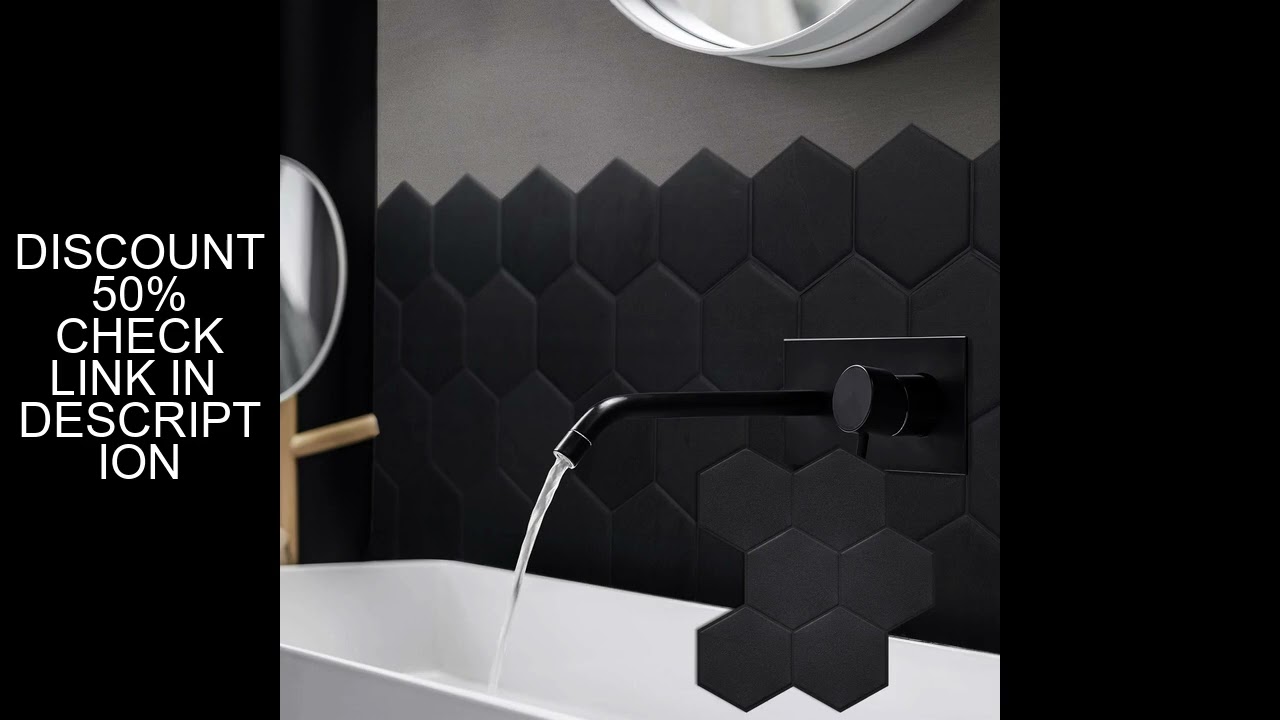 10-Sheets Bathroom Wall Renovation Waterproof Self-adhesive Wall Stickers RV Renovation Decorative S