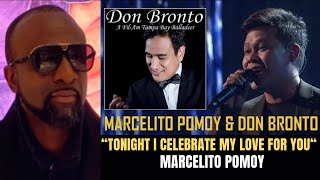 First Time Reaction To Tonight I Celebrate My Love For You    Marcelito Pomoy With Don Bronto