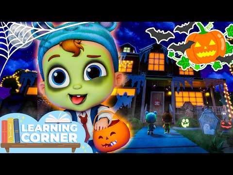 Trick or Treat TROUBLE! | Little Angel | Learning Corner 📚 | Educational Videos For Kids