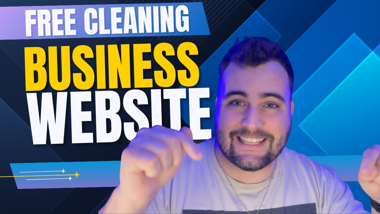 FREE Cleaning Business Website Template! Free Template & Walkthrough