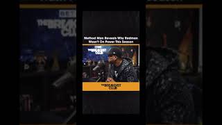 Celebrity “He didn’t take the jab” Method Man Explains Why Redman Was Kicked Off Power #shorts #breakfastclub Net Worth