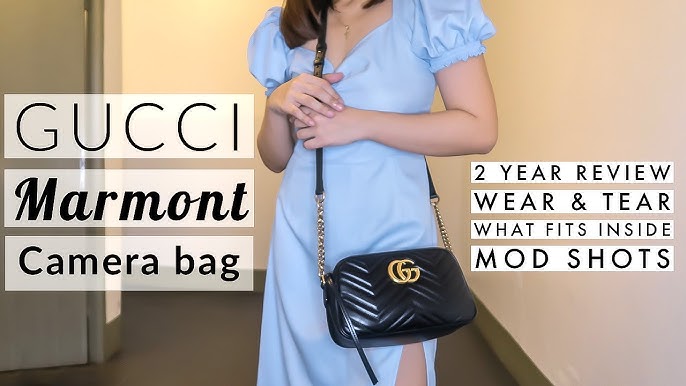 GUCCI BAG! Mini vs Small Marmont camera bag! 