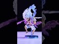 Bandai 10cm Mini One Piece Luffy Gear 5 Action Figure Sun God Nika Statue
