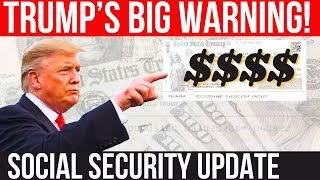 TRUMP'S BIG SOCIAL SECURITY WARING! COLA UPDATE! SSA SSI SSDI Payments | Social Security Up