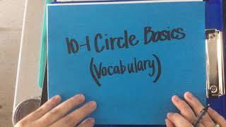 10-1 Circle Basics