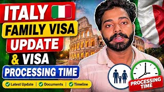 Italy 🇮🇹 Family Visa BIG Update 2026 😱 | Processing Time Revealed!