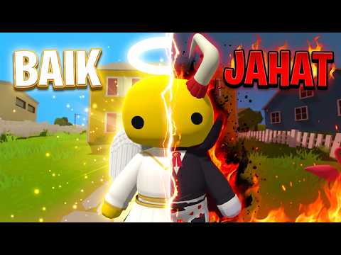 AKU BERUBAH JADI MALAIKAT BAIK & JAHAT DI WOBBLY LIFE !!