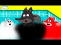 The Fox Family and Friends | Rainbow Waterpool swimming | Cartoon for kids new funny season #818