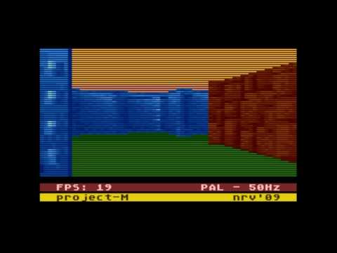 Atari 8bit - Project M - demo version 1.5 - (Wolfenstein 3D clone)