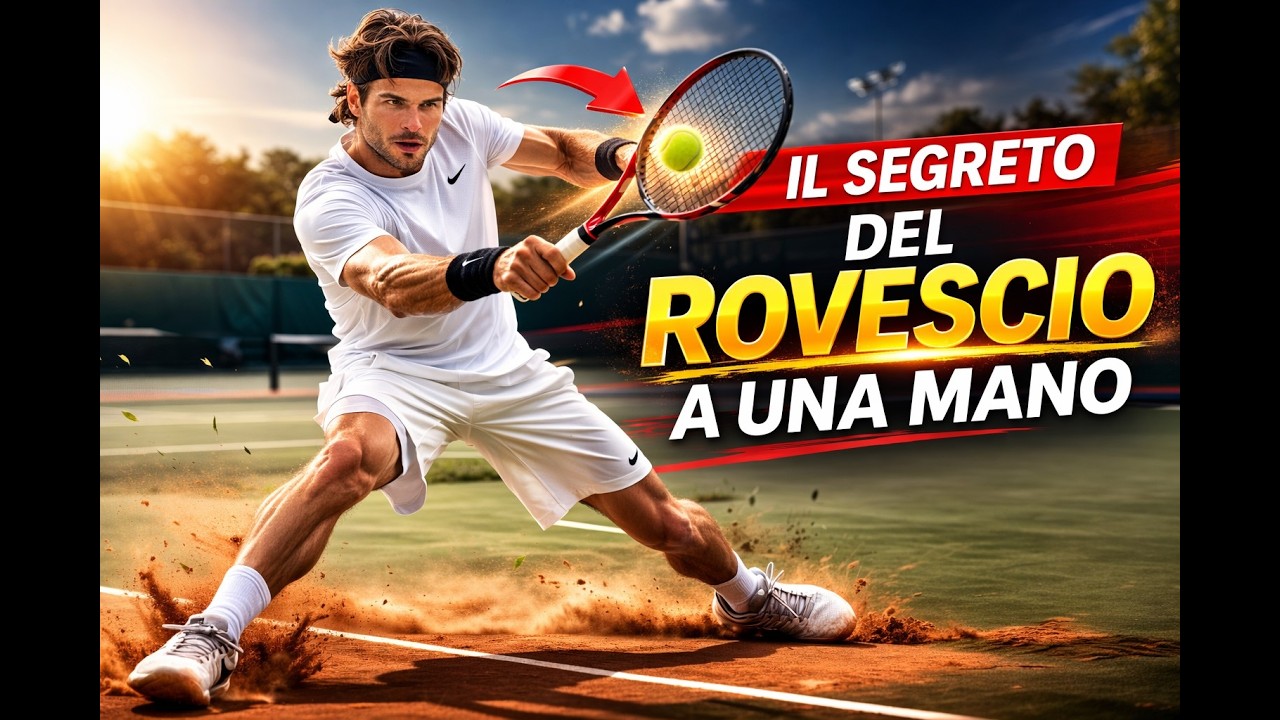 IL SEGRETO DEL ROVESCIO A UNA MANO che Nessuno Ti Ha Mai Spiegato 🎾