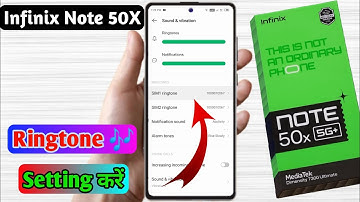Infinix note 50x 5g ringtone setting kaise kare | how to set ringtone song in infinix note 50x 5g