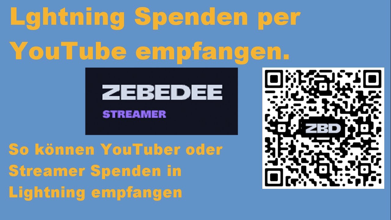 Lightning Spenden per YouTube empfangen.