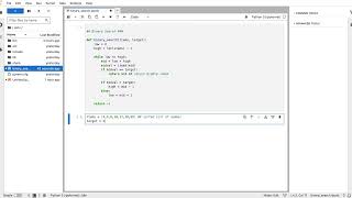 Binary Search Algorithm using Iteration in Python