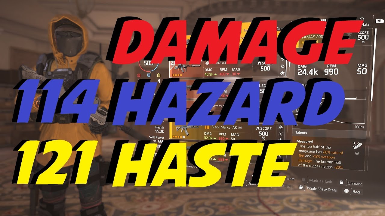 The Division 2 PVP Build & Gameplay 102.5 Damage 114 Hazard