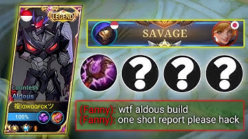 MOONTON THANK YOU FOR NEW ONE SHOT BUILD ||aldous best build