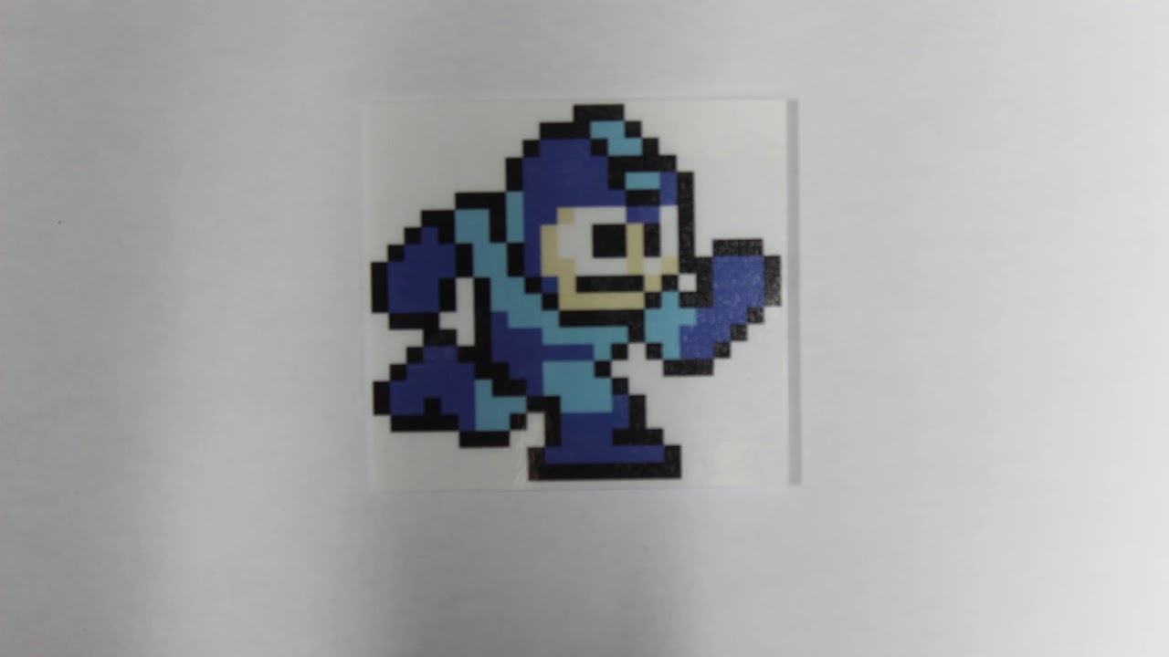 Mega man walk cycle