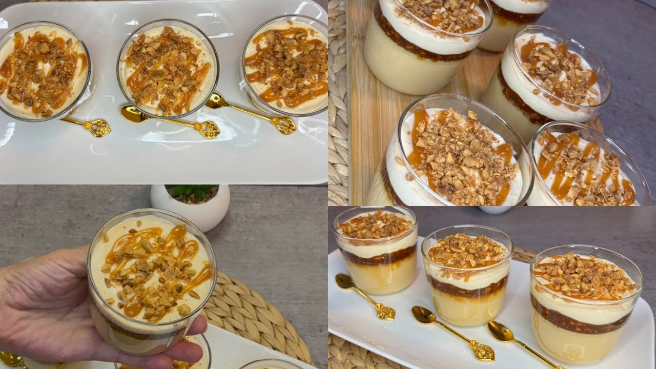 RECETTE DE CRÈME DESSERT 🍮 AU CARAMEL  FACILE ET RAPIDE 👍😋👌