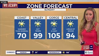 Extreme heat continues across Willamette Valley
