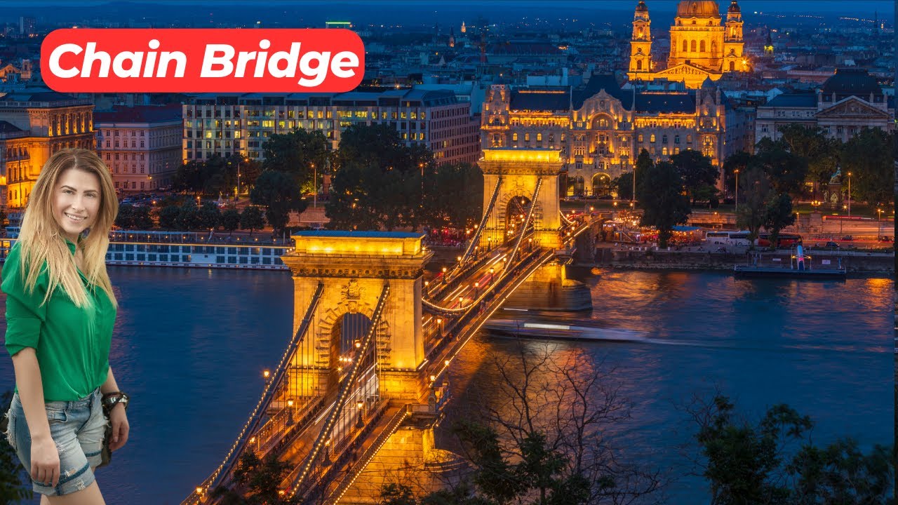 Chain Bridge Budapest Szechenyi Chain Bridge famous suspension bridge Budapest YouTube