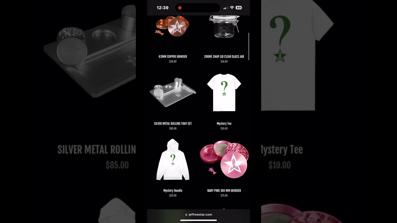 New Jeffree Star Grinders listed!!